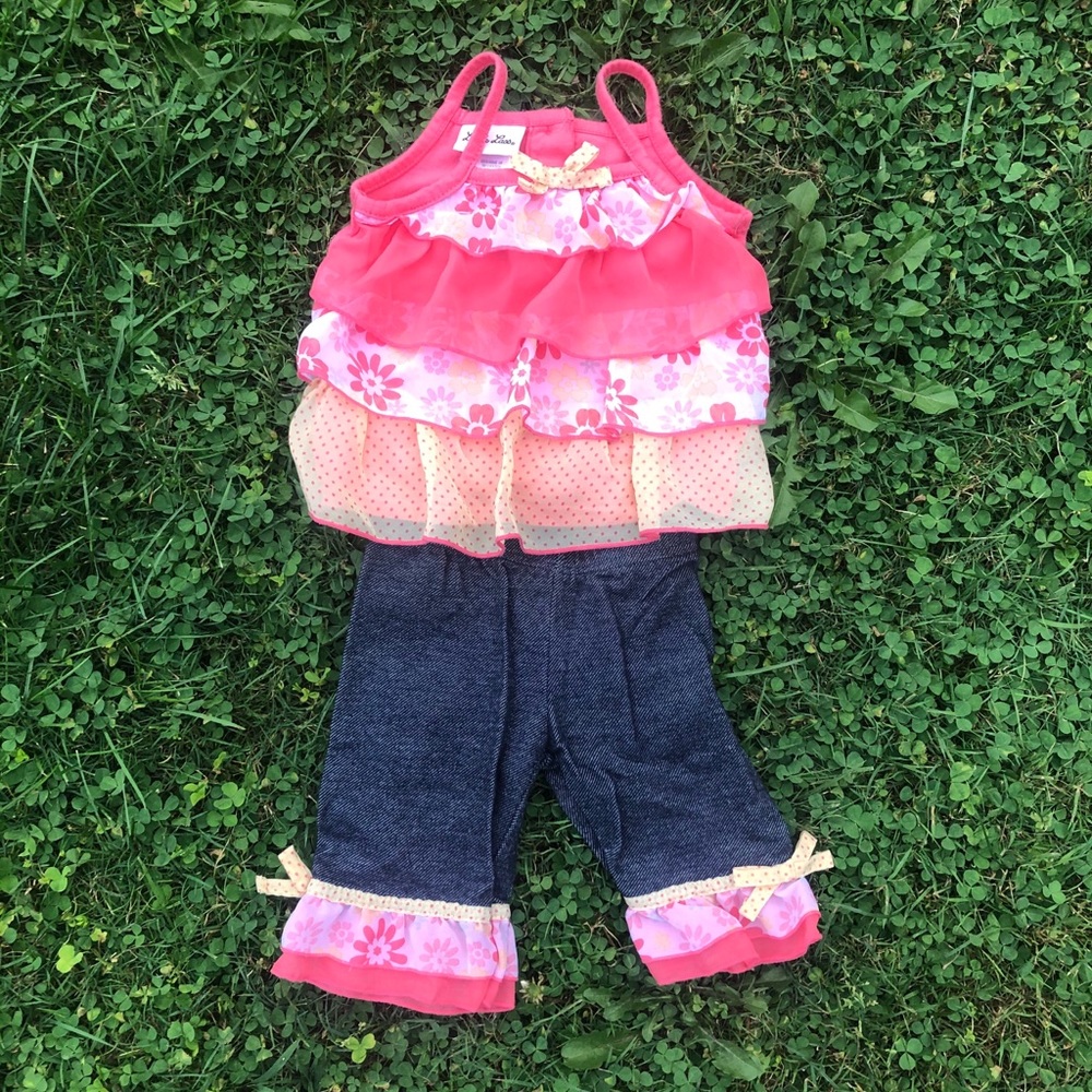 Adorable 24 m two piece summer outfit❤️